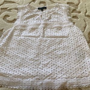 Very cute white eyelet shirt
